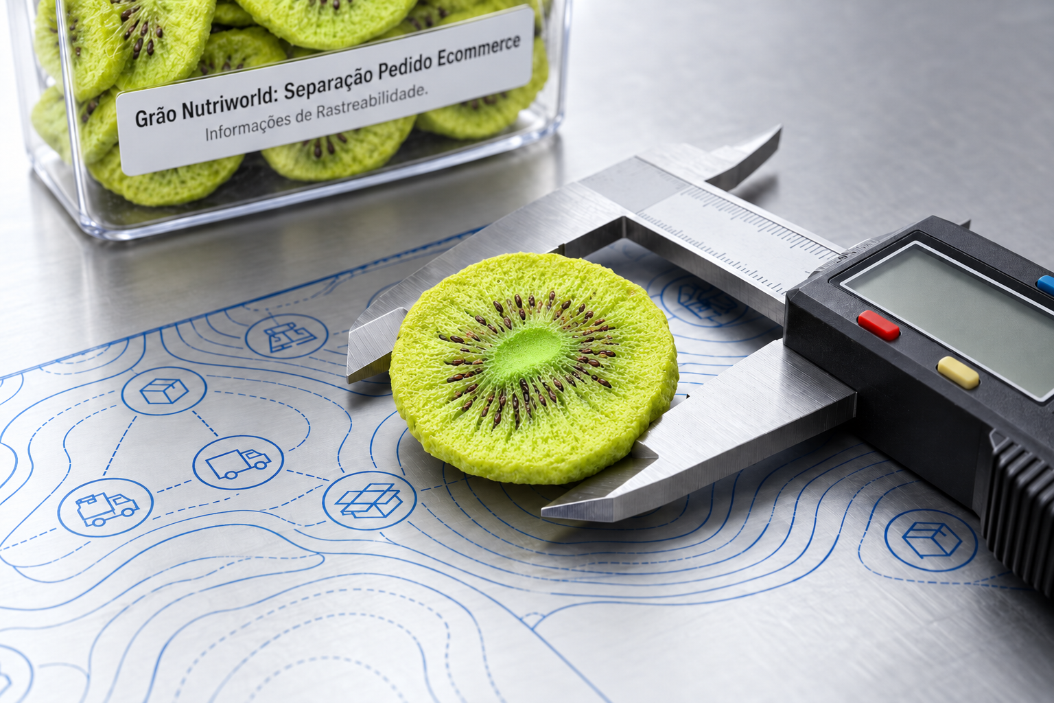 Kiwi liofilizado premium